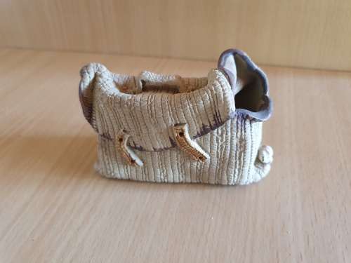 Stoneware Satchel Ornament