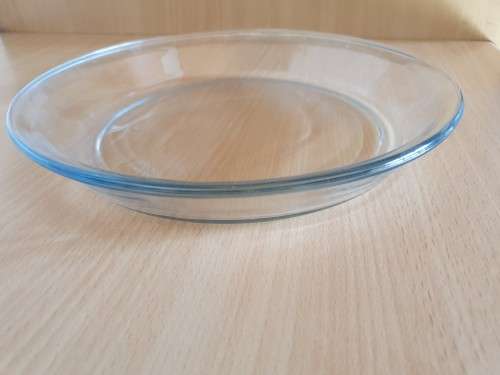 Glass Marinex Pie Dish (Made in Brazil)