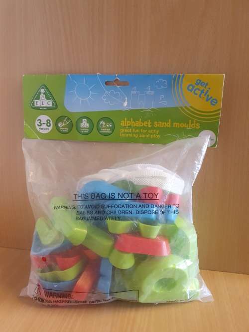 Alphabet Sand Moulds  (3-8 years)