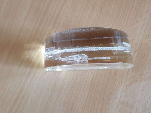 Clear Glass Paperweight, Sydney Australia