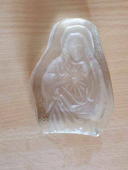 Clear Glass Paperweight