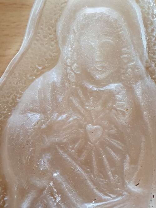 Clear Glass Paperweight