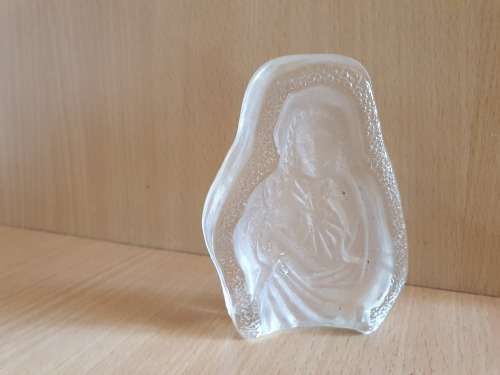 Clear Glass Paperweight