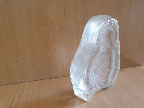 Clear Glass Paperweight