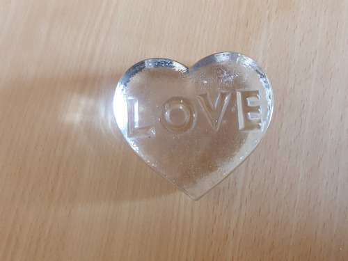 Love Heart Shaped Paperweight