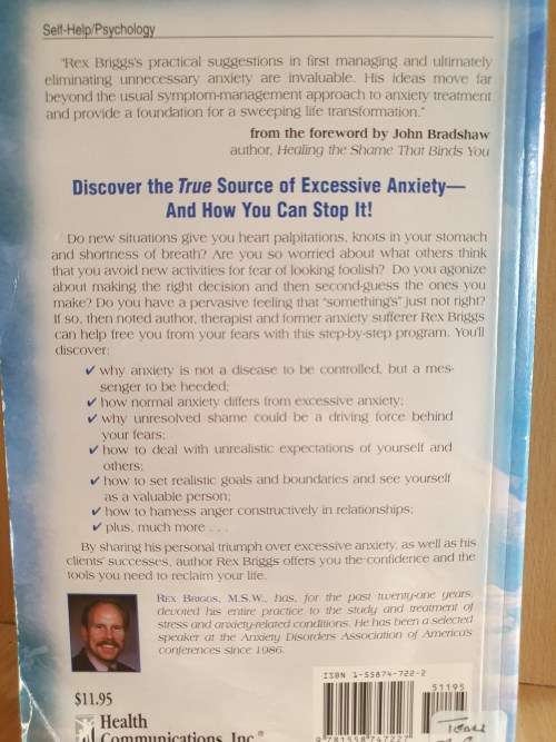 Transforming Anxiety Transcending Shame: Rex Briggs, M.S.W. (Paperback)