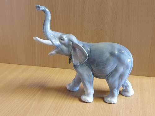 Porcelain Elephant Figurine
