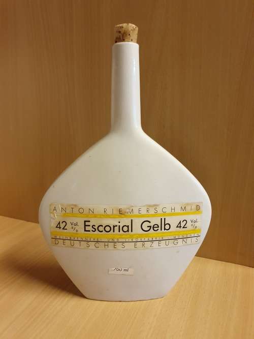 Vintage Munich Escorial A. Riemer Schmid Escorial Grün Bottle (27cm x 19cm)