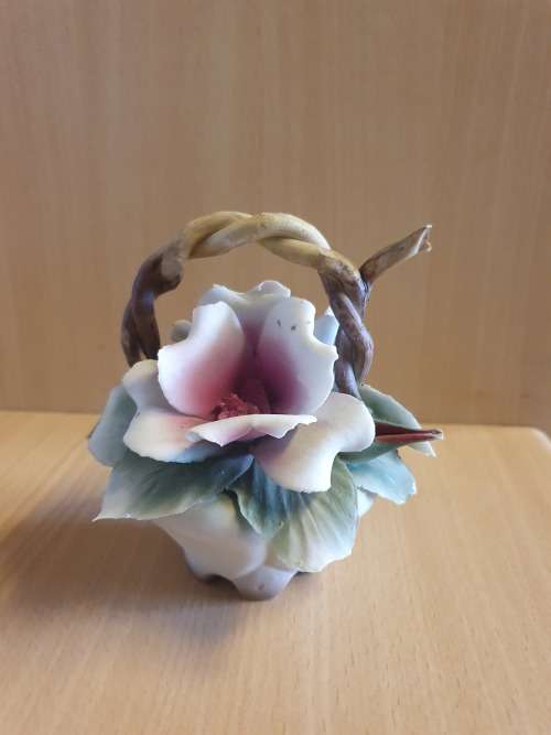 Ceramic Flowers in a Basket