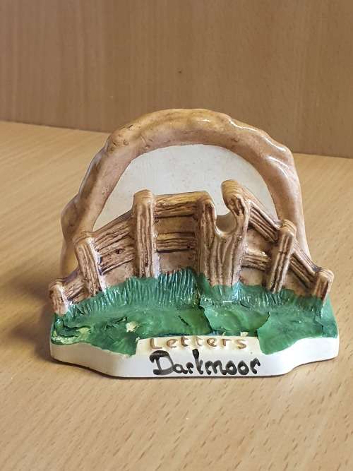 Small Ceramic Letter Holder - Dartmoor (height 7cm width 9cm)