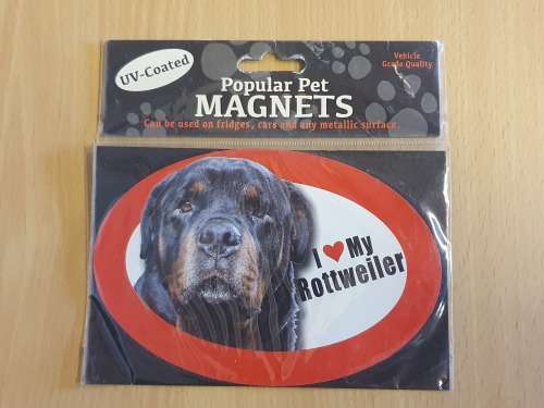 I Love My Rottweiller (UV Coated)  Popular Pet Magnets