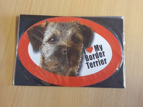I Love My Border Terrier (UV Coated)  Popular Pet Magnets