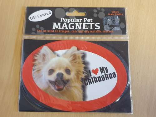 I Love My Chihuahua (UV Coated)  Popular Pet Magnets