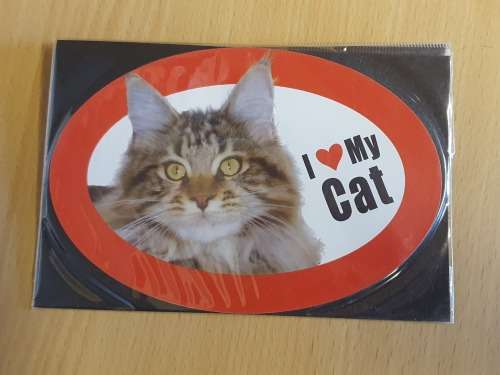 I Love My Cat (UV Coated)  Popular Pet Magnets