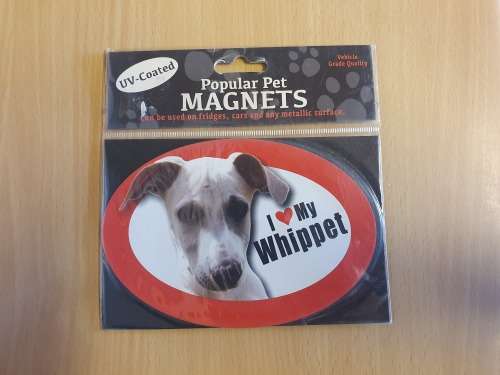 I Love My Whippet (UV Coated)  Popular Pet Magnets
