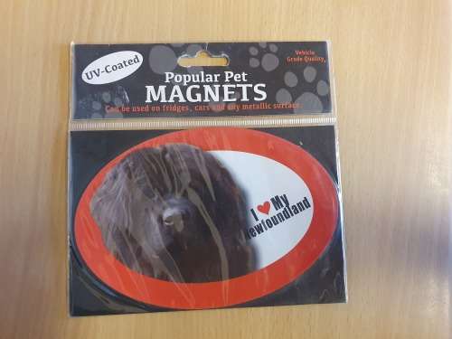 I Love My Newfoundland (UV Coated)  Popular Pet Magnets