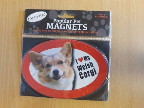 I Love My Welsh Corgi (UV Coated)  Popular Pet Magnets