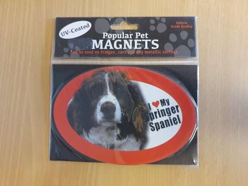 I Love My Springer Spaniel (UV Coated)  Popular Pet Magnets
