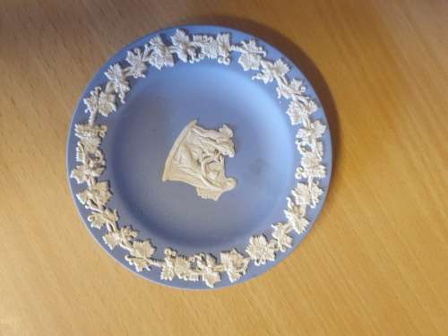 Wedgwood Jasperware Pin Dish - width 11cm
