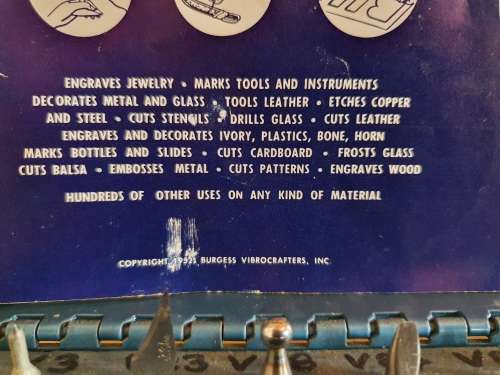 Vintage Burgess Vibro-Tool Engraver