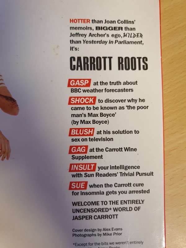 Carrott Roots  and Other Myths : Jasper Carrot (Paperback)