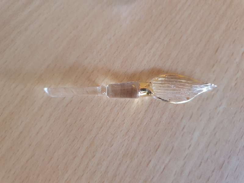Miniature Glass Perfume Bottles - height 5cm width 3cm