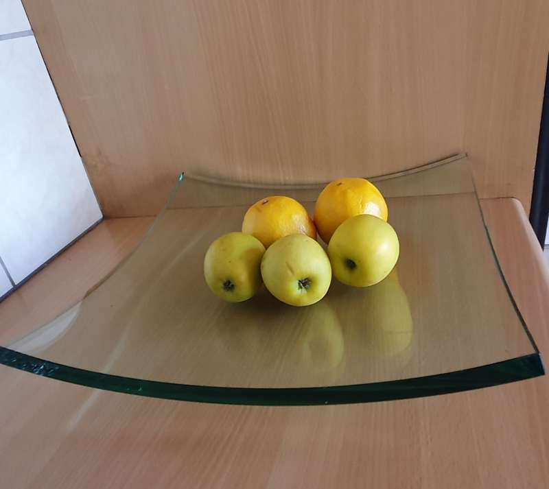 Toughened Square Glass Platter (37cm x 37cm)