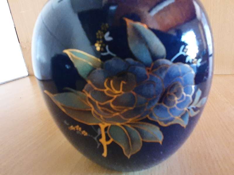 Cobalt Blue Porcelain Vase
