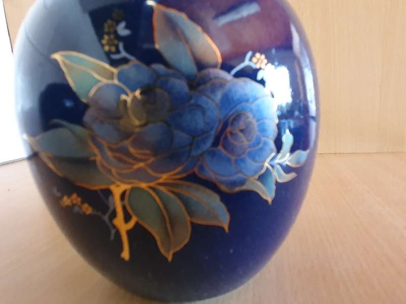 Cobalt Blue Porcelain Vase