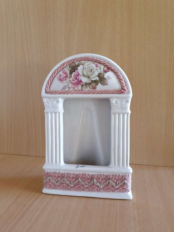 Ceramic Photo Frame by Berger Made in Italy (17cm x 11cm)