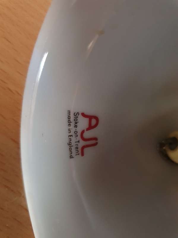 Golden Wedding Anniversary Bell (ASL, Stoke on Trent) Made in England