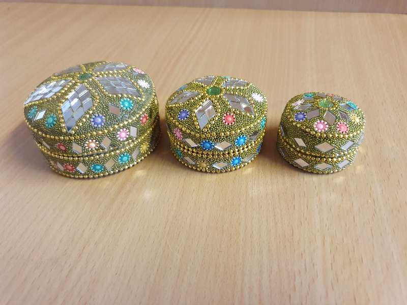 Set of 3 Round Trinket Holders