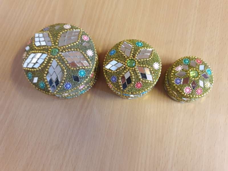 Set of 3 Round Trinket Holders