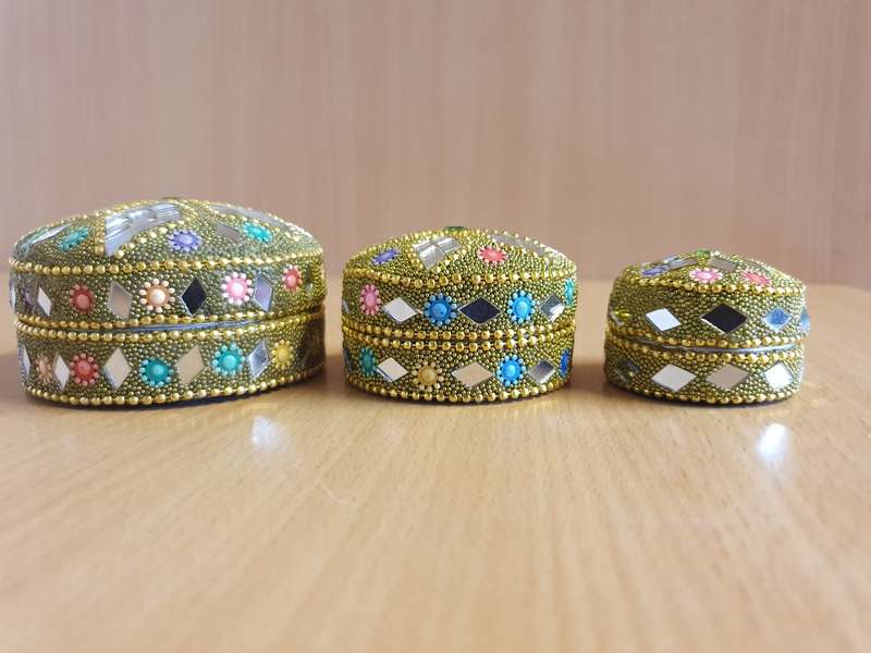 Set of 3 Round Trinket Holders