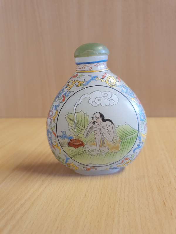 Chinese Painted Glass Snuff Bottle