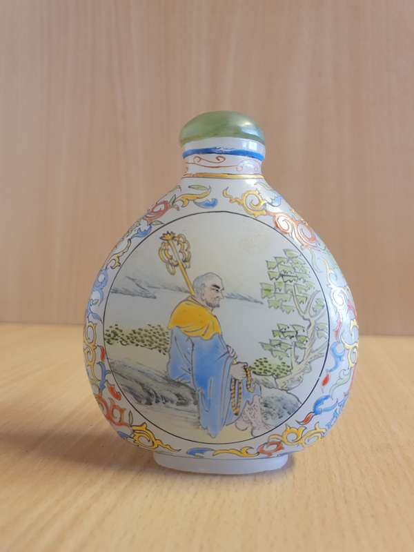 Chinese Painted Glass Snuff Bottle