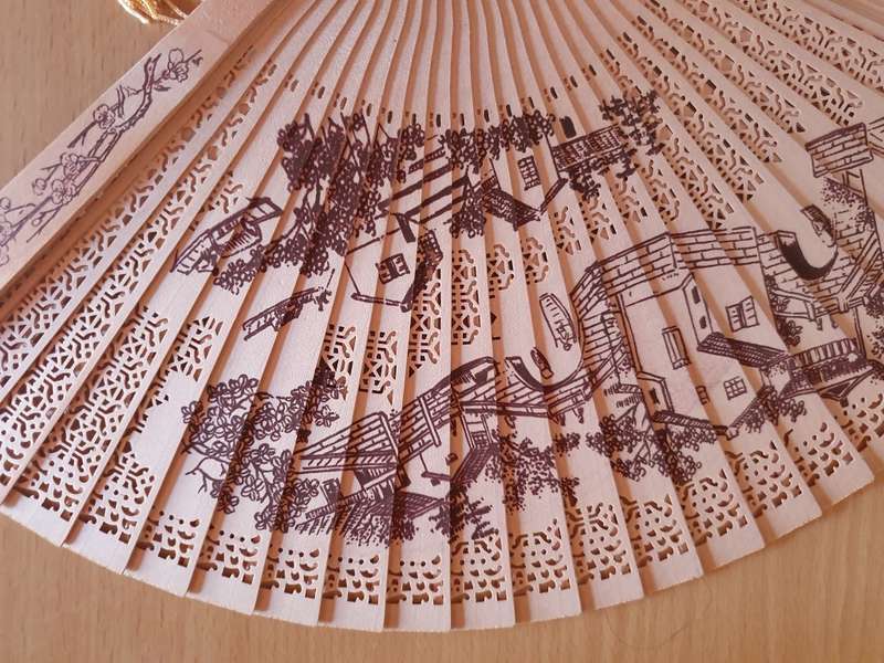 Chinese Handheld Fan - width 40cm