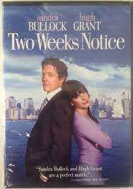 Two Weeks Notice - Dvd (Sandra Bullock, Hugh Grant)