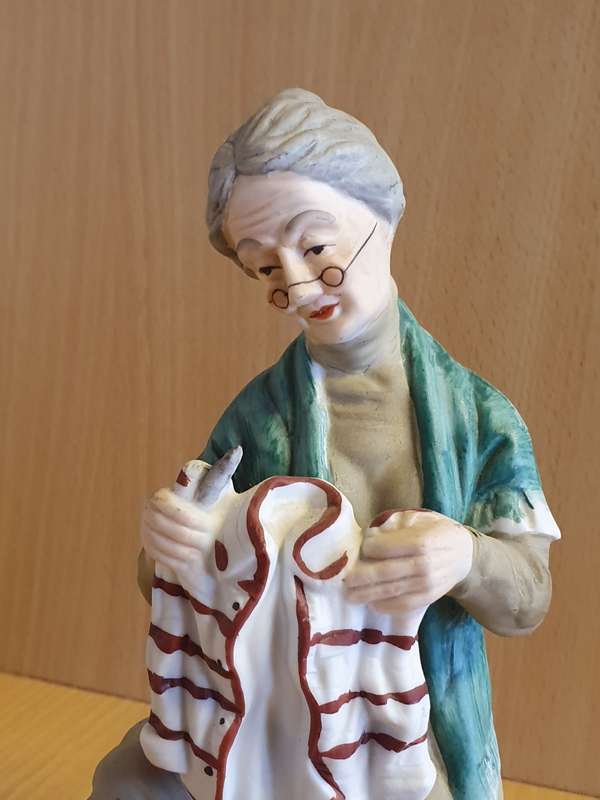 Old Lady Figurine