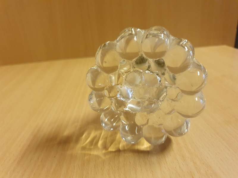 Long Narrow Clear Glass Vase
