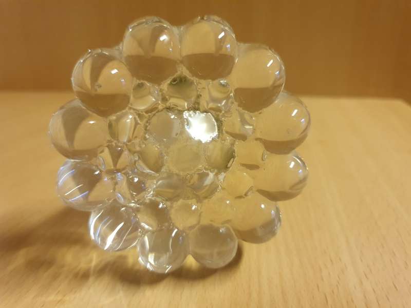 Long Narrow Clear Glass Vase