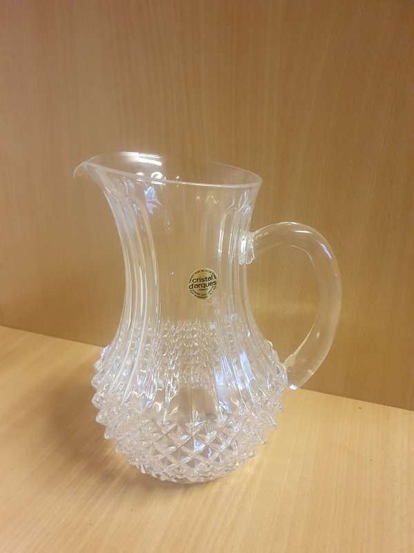 Cristal d`Arques Glass Jug (Made in France)