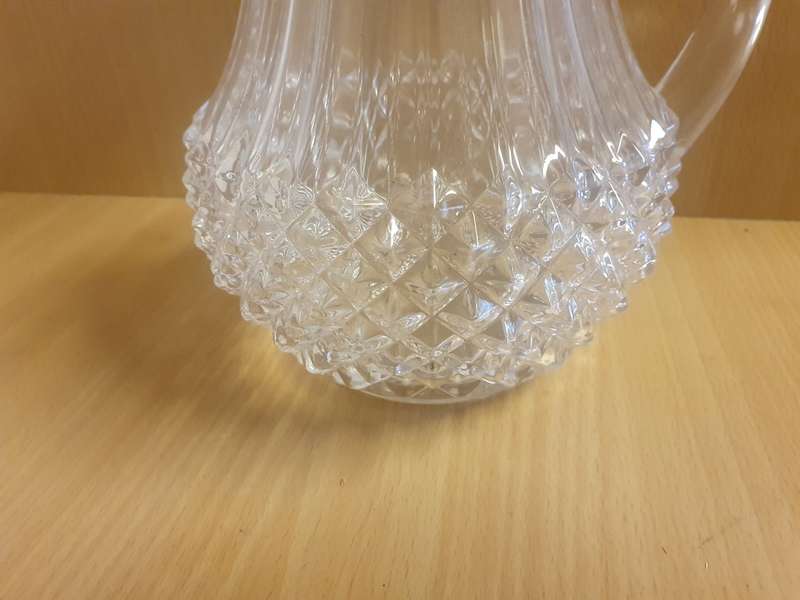 Cristal d`Arques Glass Jug (Made in France)