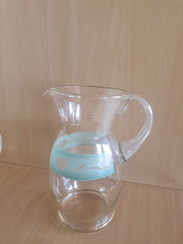 Vintage Glass Water/Juice Jug