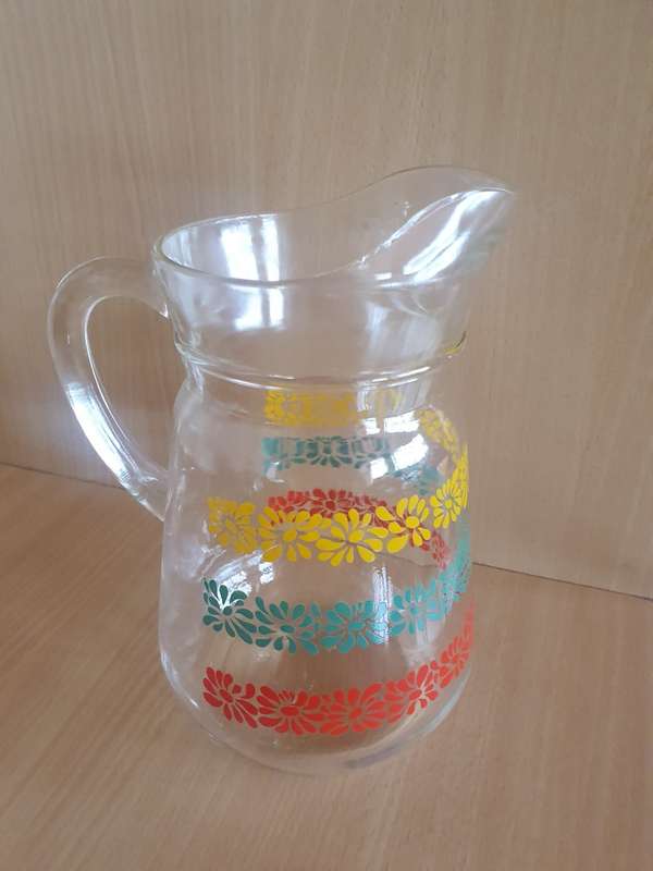 Vintage Glass Water/Juice Jug