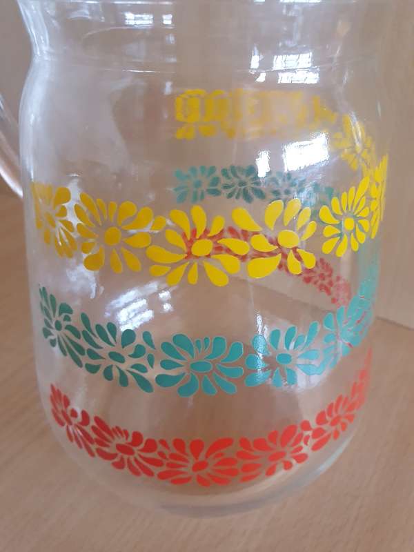 Vintage Glass Water/Juice Jug