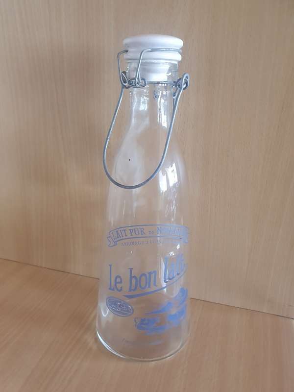 Glass Milk Bottle