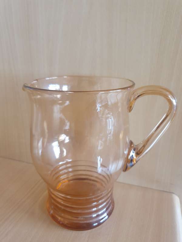 Vintage Peach Colour Water/Juice Jug