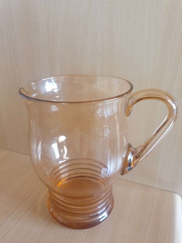 Vintage Peach Colour Water/Juice Jug