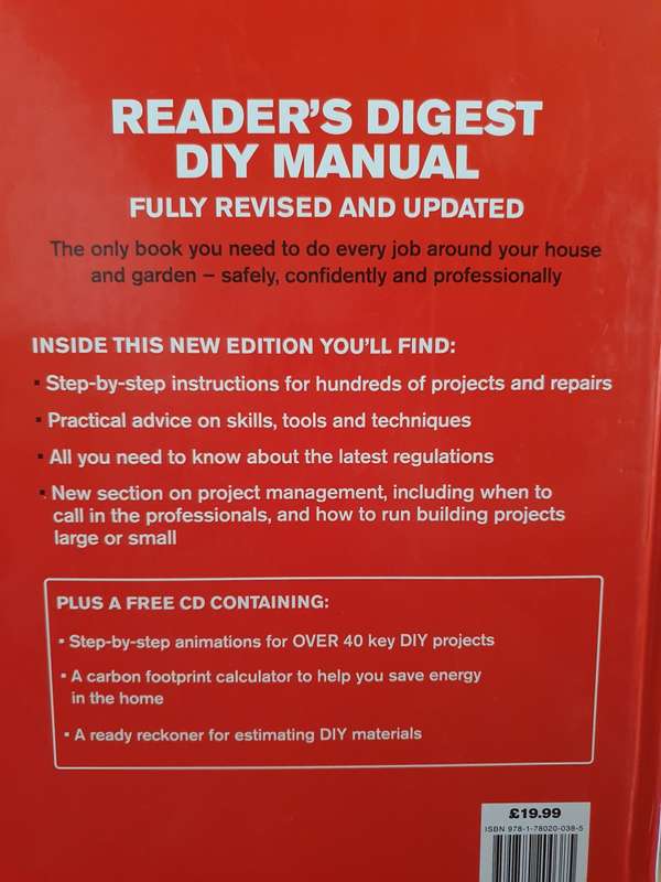 Reader`s Digest DIY Manual (Hardcover)